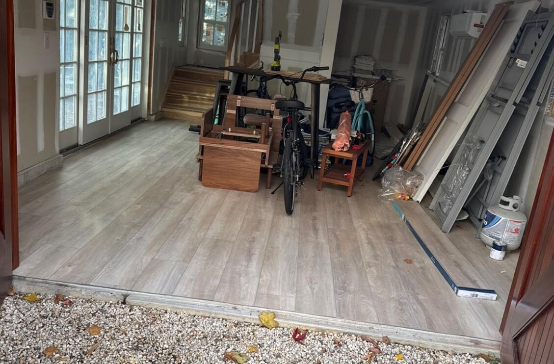Garage Floor Install